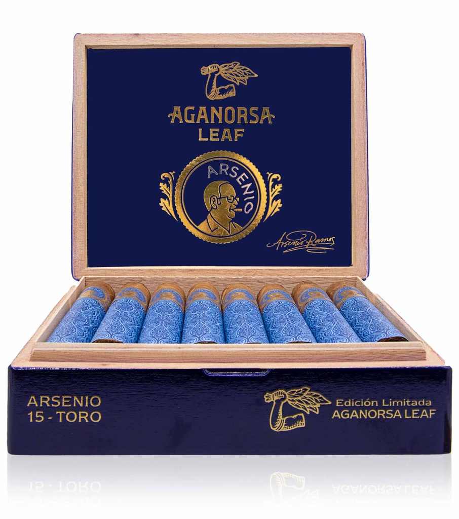 AGANORSA LEAF ARSENIO ROBUSTO 5 1/4X54  (15)