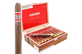 COHIBA RED DOT CRYSTAL CORONA TUBE 51/2X42 (20)