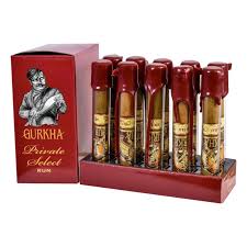 GURKHA PRIVATE SELECTION CORONA RUM TUBES (10)