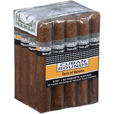 CUBAN ROUNDS ROBUSTO NATURAL BNDL  (20)