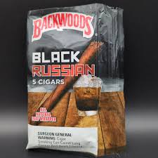 [INTREF001473] BACKWOODS CIGAR 5/8 BLACK RUSSIAN PACK