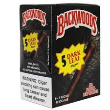 [INTREF001475] BACKWOODS CIGAR 5/8  DARK LEAF PACK