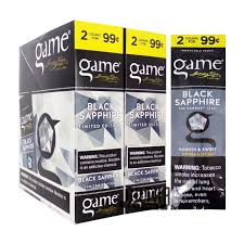[INTREF003960] GAME 2/99  BLACK SAPPHIRE NATURAL LEAF CIGARILLOS