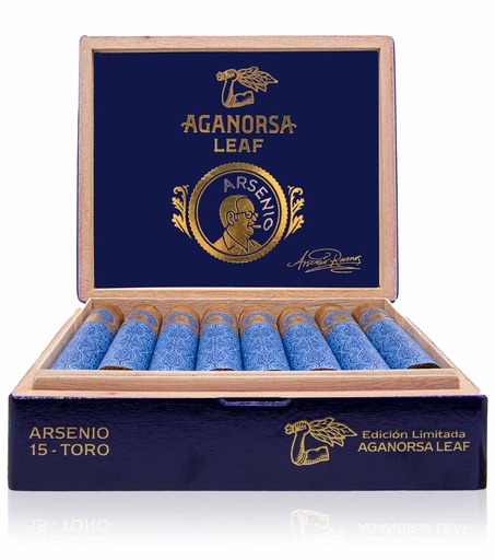 [INTREF000747] AGANORSA LEAF ARSENIO CORONA  6X44  (15)