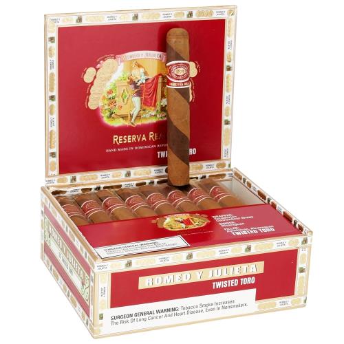 [INTREF011634] ROMEO Y JULIETA RESERVA REAL MIDNIGHT TWISTED TORO 6X54 (25