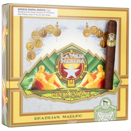 [INTREF005763] LA VIEJA HABANA BRAZIL MADURO CHATEAU CORONA(51/2X46)(20)