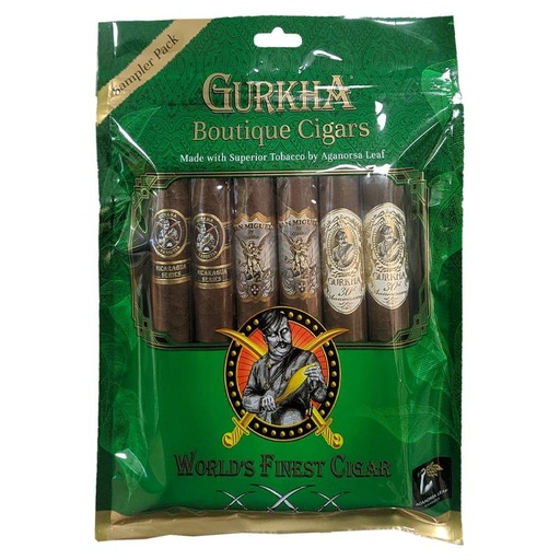 [INTREF004483] GURKHA BOUTIQUE CIGARS 6X54  8 POUCHES/6CIGARS (6)