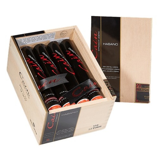[INTREF002038] CAIN HABANO 5 3/4 X50 TUBOS (12) OLIVA